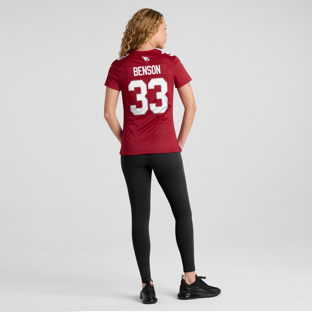 Women's Nike Arizona Cardinals Trey Benson Cardinal Game NFL Jersey