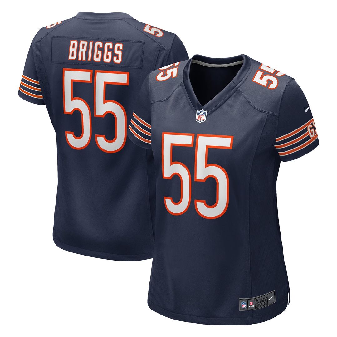 Women's Nike Chicago Bears Lance Briggs Navy Game Retired Player NFL Jersey