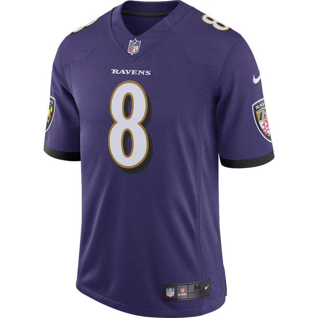 Men's Nike Baltimore Ravens Lamar Jackson Purple Speed Machine Limited NFL Jersey