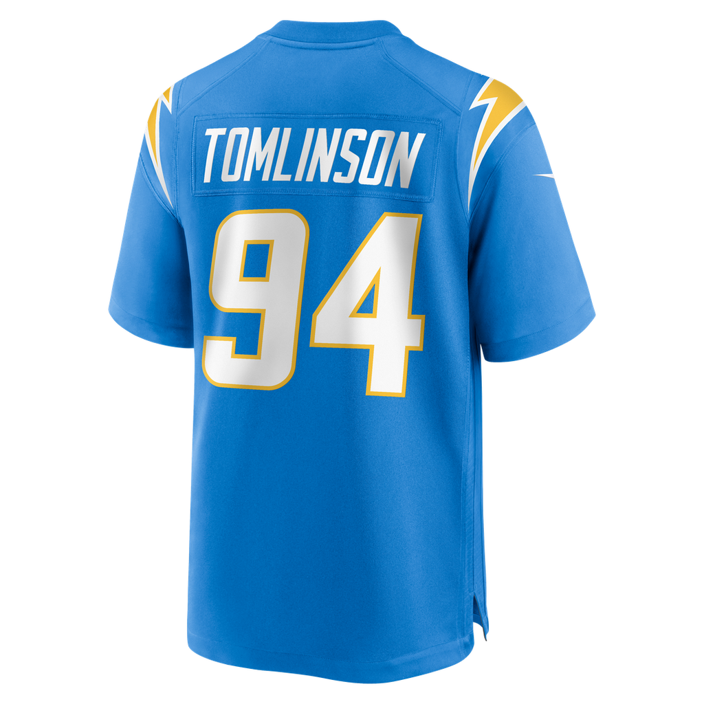 Men's Nike Los Angeles Chargers Dalvin Tomlinson Powder Blue Team Game NFL Jersey