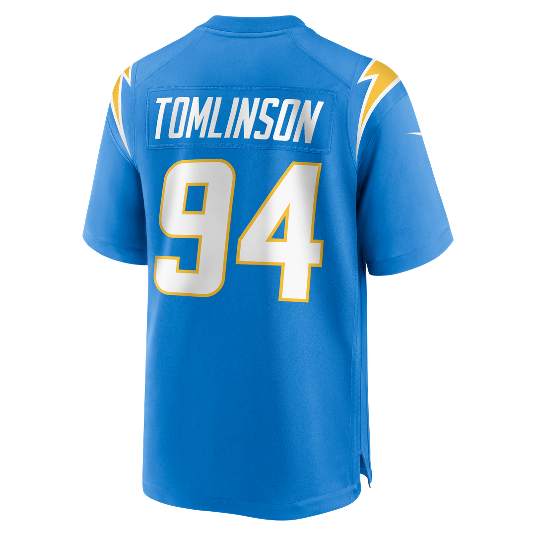 Men's Nike Los Angeles Chargers Dalvin Tomlinson Powder Blue Team Game NFL Jersey
