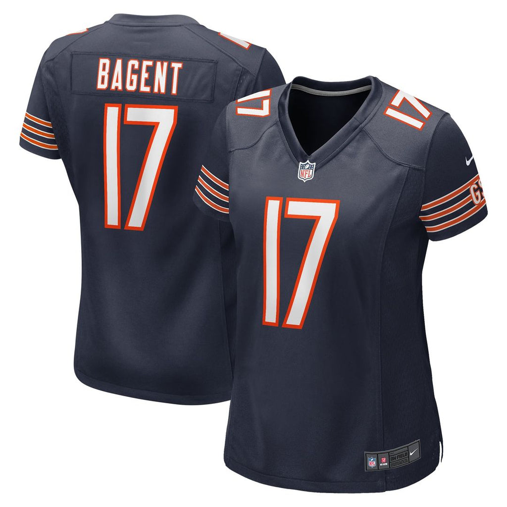 Women's Nike Chicago Bears Tyson Bagent Navy Game NFL Jersey