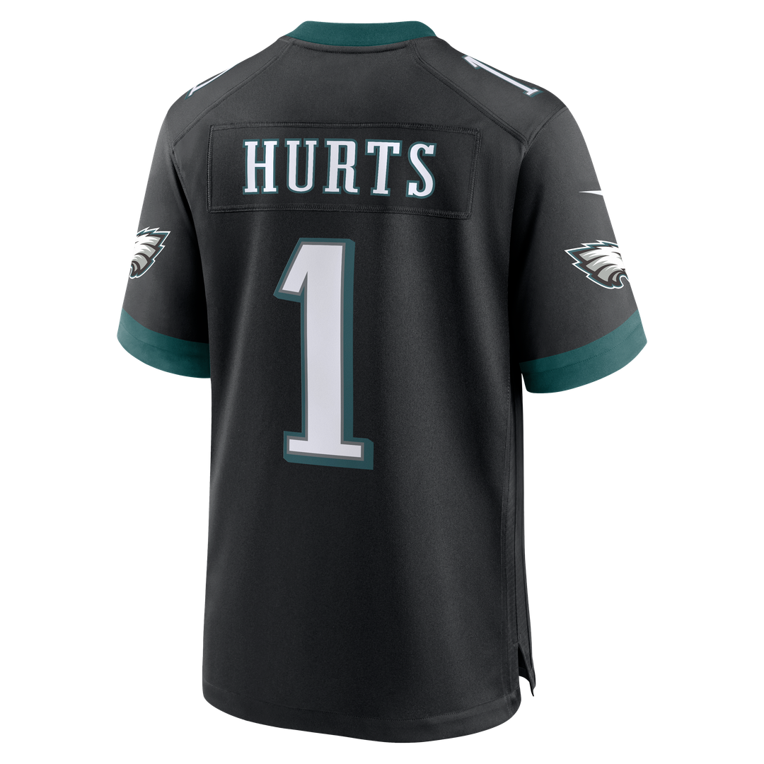 Men's Nike Philadelphia Eagles Jalen Hurts Midnight Green Team Game NFL Jersey
