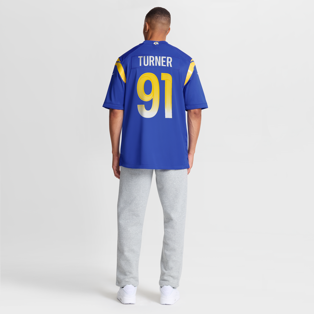 Men's Nike Los Angeles Rams Kobie Turner Royal Home Game NFL Jersey