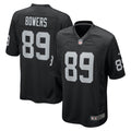 Men's Nike Las Vegas Raiders Brock Bowers Black Player Game NFL Jersey