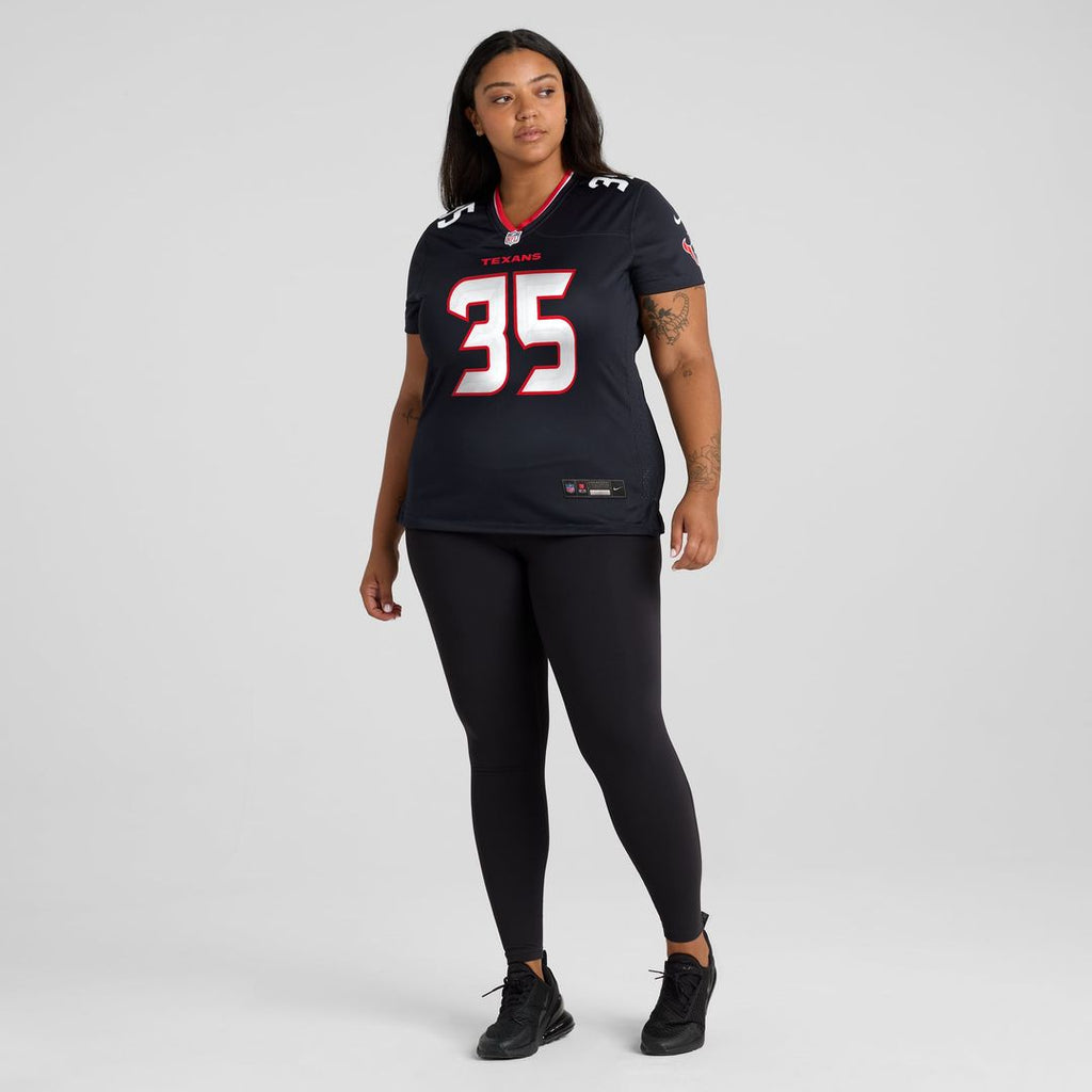 Women's Nike Houston Texans Jake Hansen Navy Team Game NFL Jersey