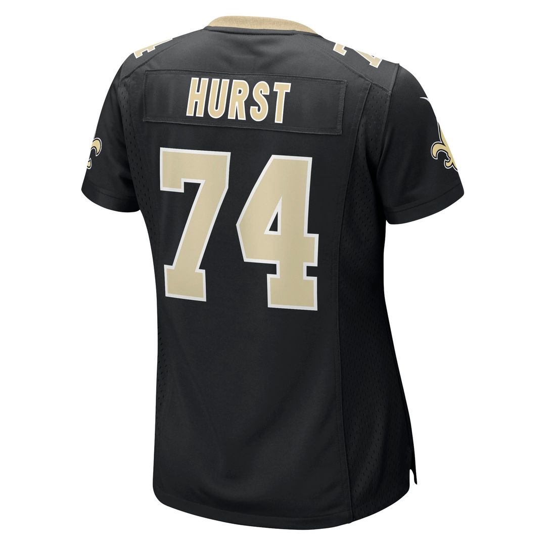 Women's Nike New Orleans Saints James Hurst Black Game NFL Jersey