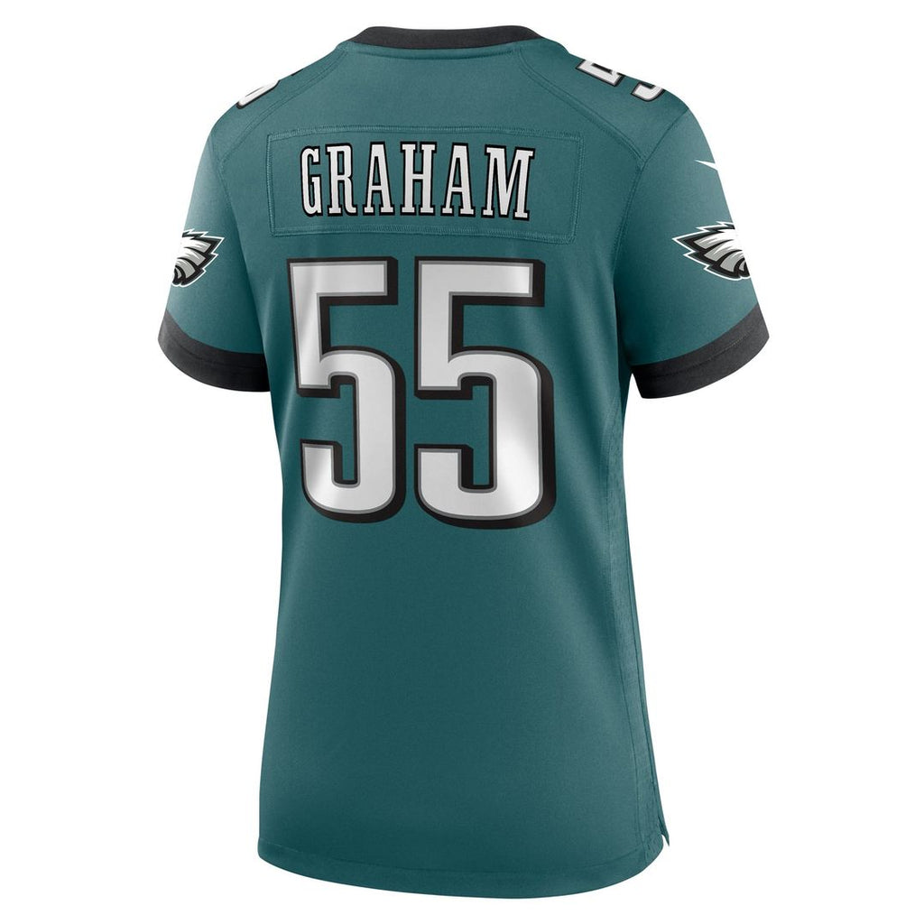 Women's Nike Philadelphia Eagles Brandon Graham Kelly Green Alternate Game NFL Jersey