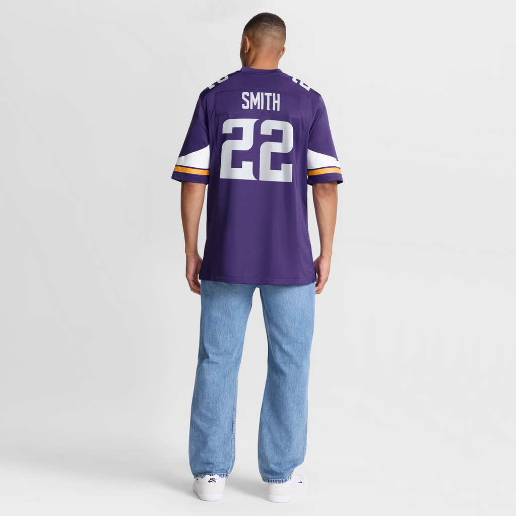 Men's Nike Minnesota Vikings Harrison Smith Purple Game NFL Jersey