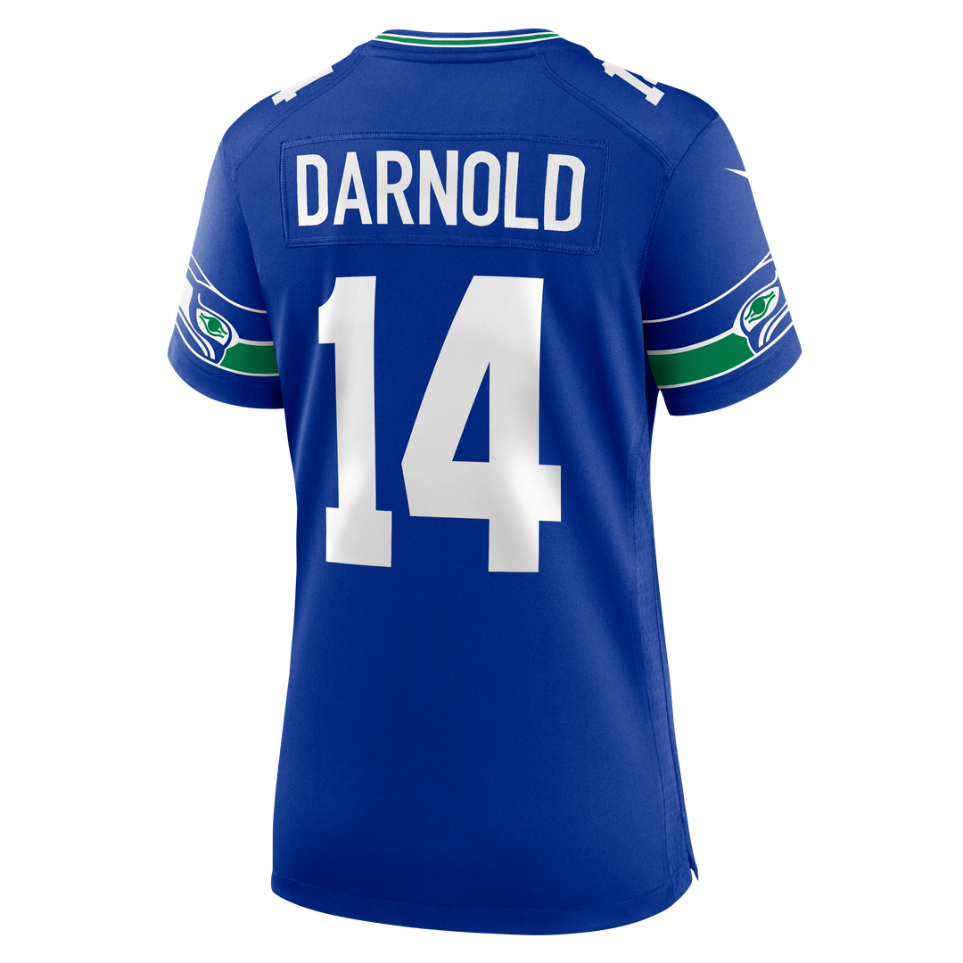 Women's Nike Seattle Seahawks Sam Darnold Royal Alternate Game NFL Jersey