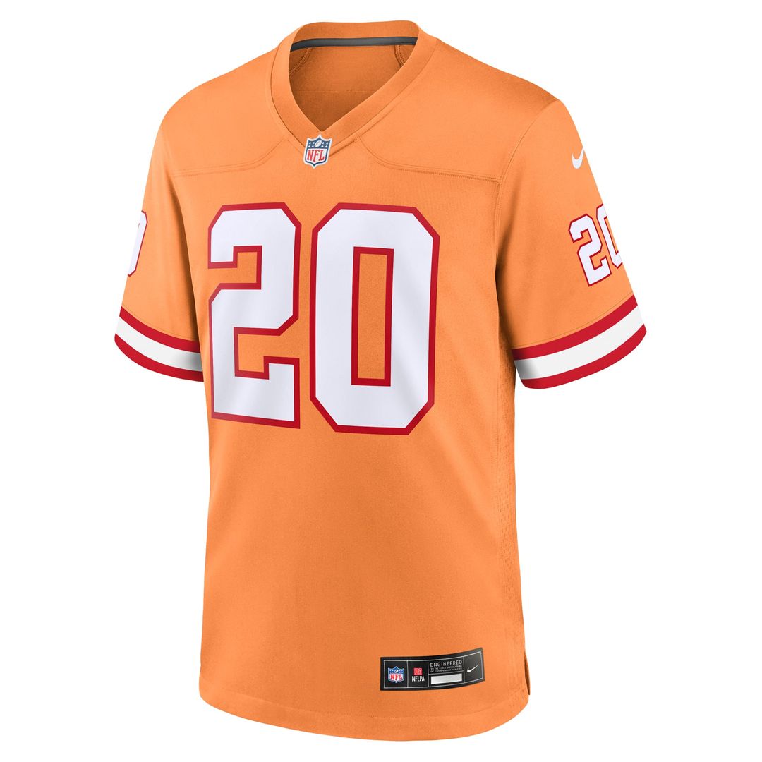 Men's Nike Tampa Bay Buccaneers Ronde Barber Orange Retired Player Alternate Game NFL Jersey