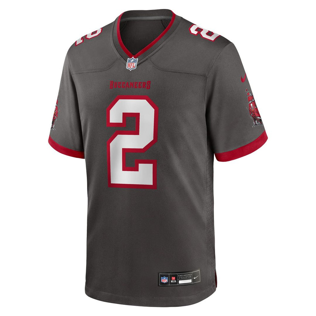 Men's Nike Tampa Bay Buccaneers Emeka Egbuka White Game NFL Jersey