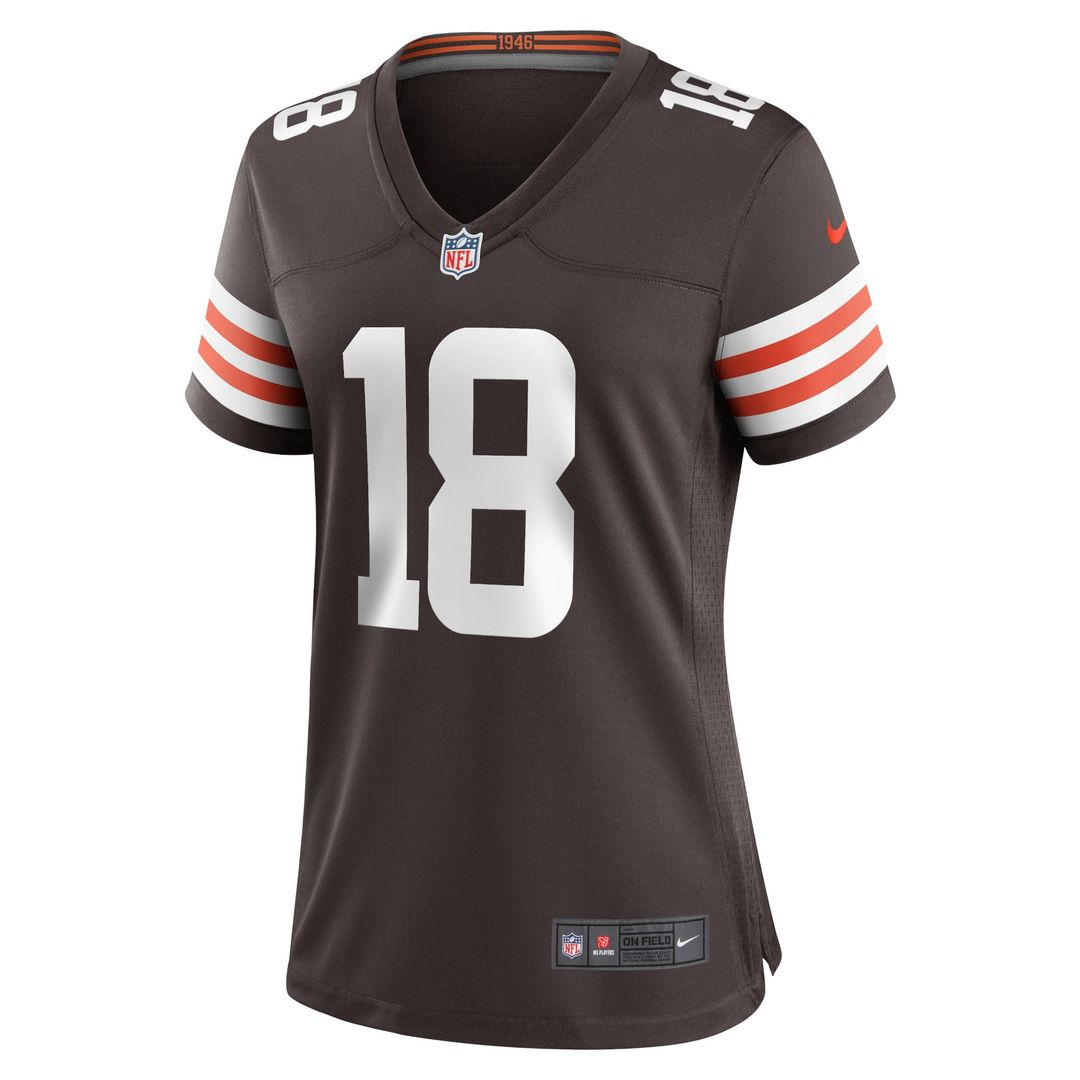 Women's Nike Cleveland Browns David Bell Brown Game NFL Jersey