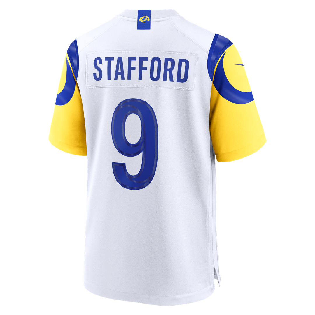 Men's Nike Los Angeles Rams Matthew Stafford White Game Player NFL Jersey