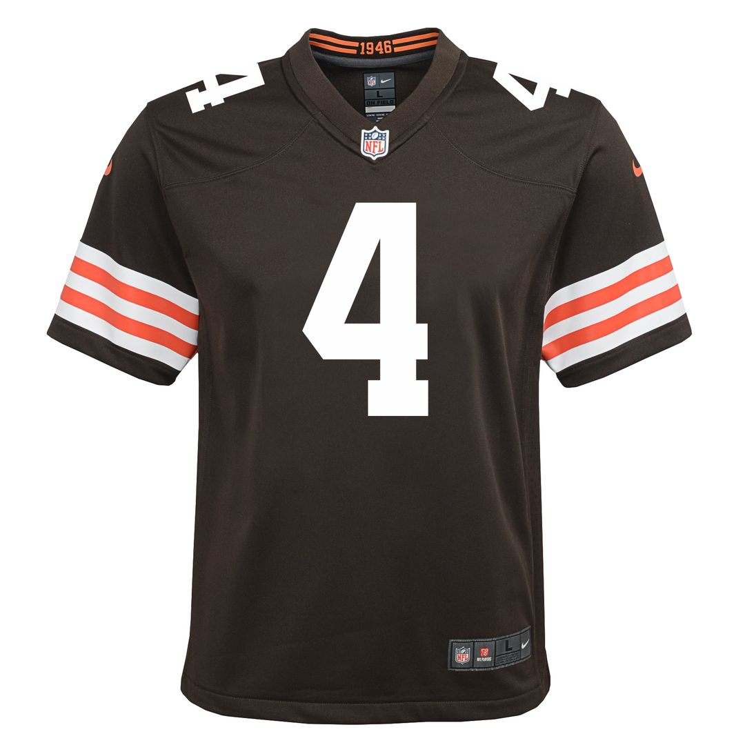 Youth Nike Cleveland Browns Deshaun Watson Brown Game NFL Jersey