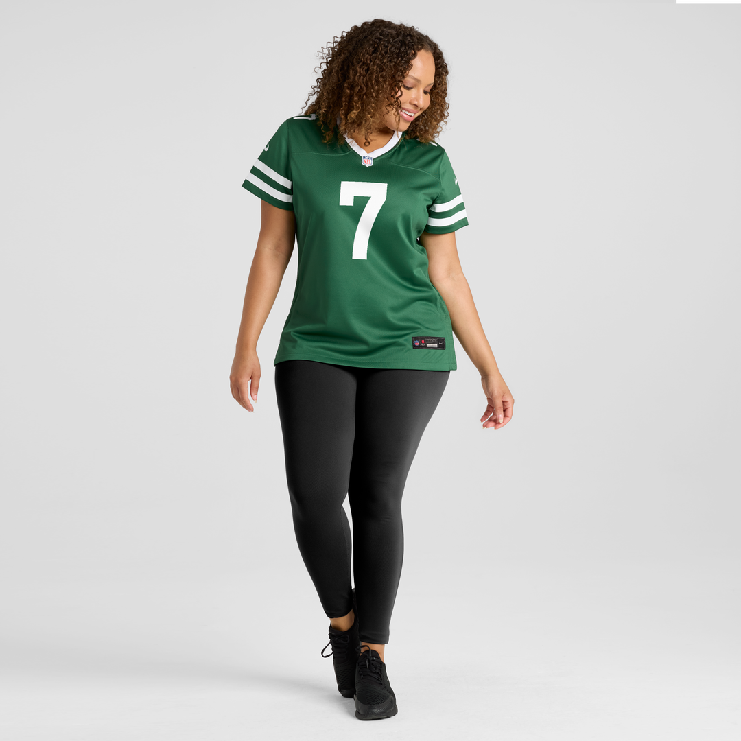 Women's Nike New York Jets Geno Smith Legacy Green Game NFL Jersey