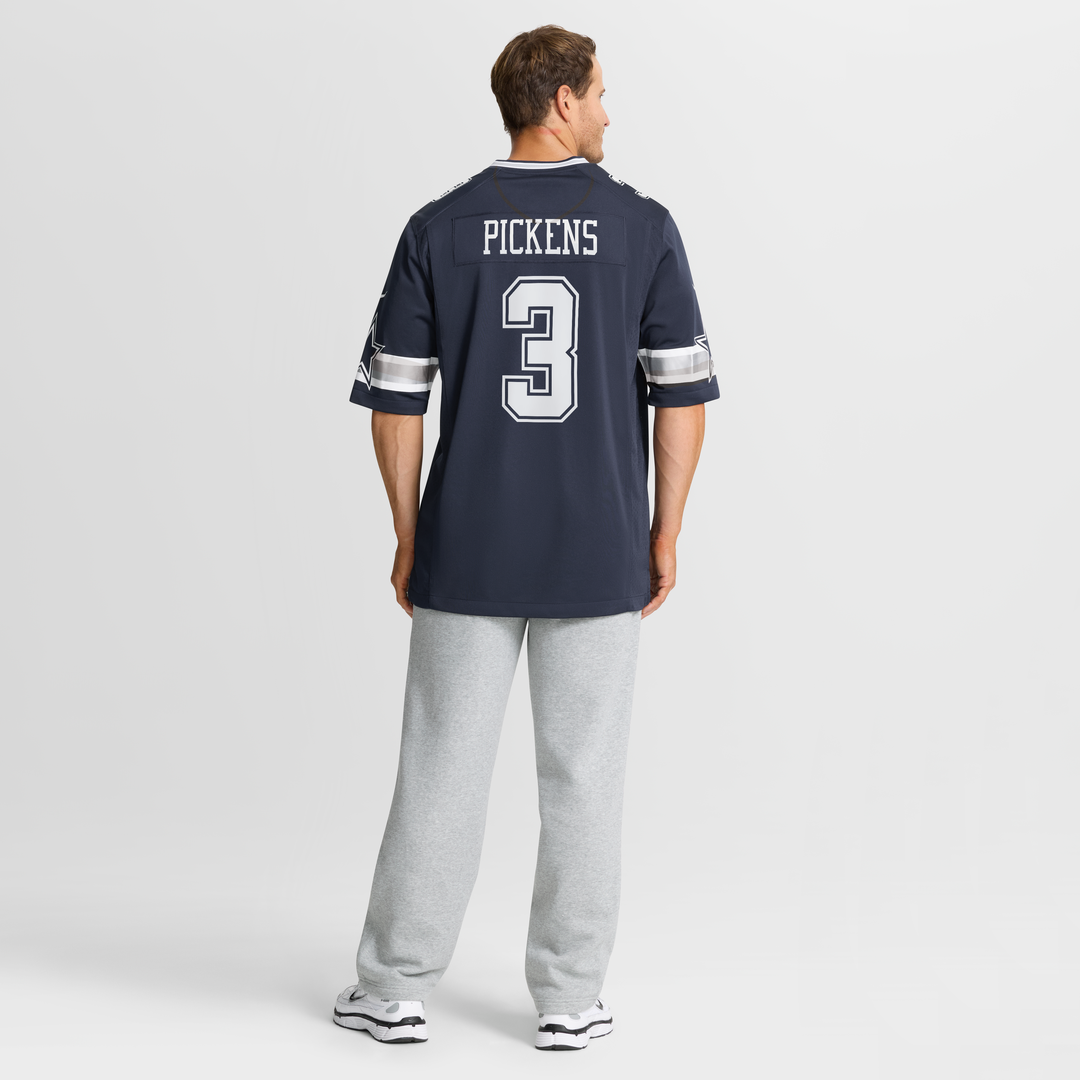 Men's Nike Dallas Cowboys George Pickens Navy Game NFL Jersey