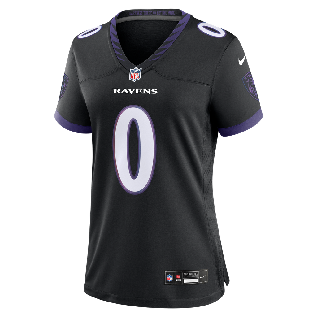 Women's Nike Baltimore Ravens Roquan Smith Black Alternate Game NFL Jersey