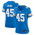 Women's Nike Detroit Lions Isaac Ukwu Blue Game NFL Jersey