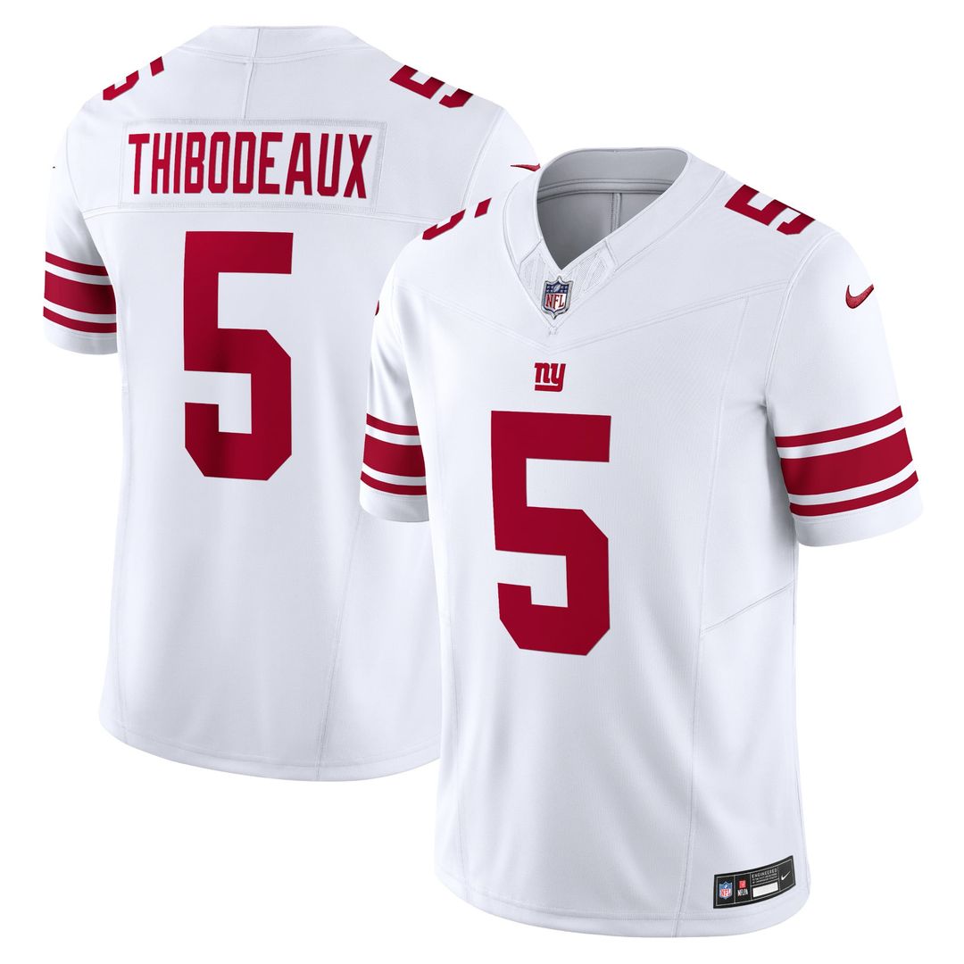 Men's Nike New York Giants Kayvon Thibodeaux White Vapor F.U.S.E. Limited NFL Jersey