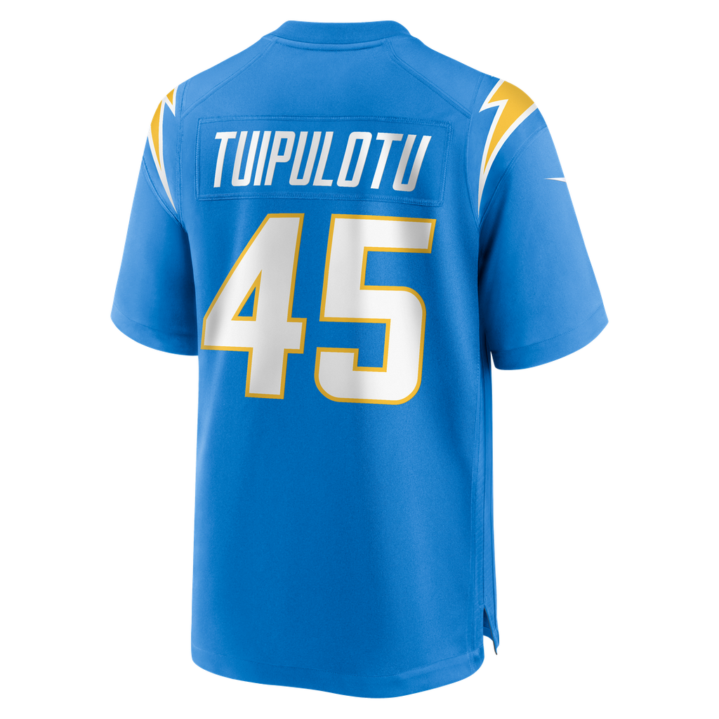 Men's Nike Los Angeles Chargers Tuli Tuipulotu Powder Blue Team Game NFL Jersey