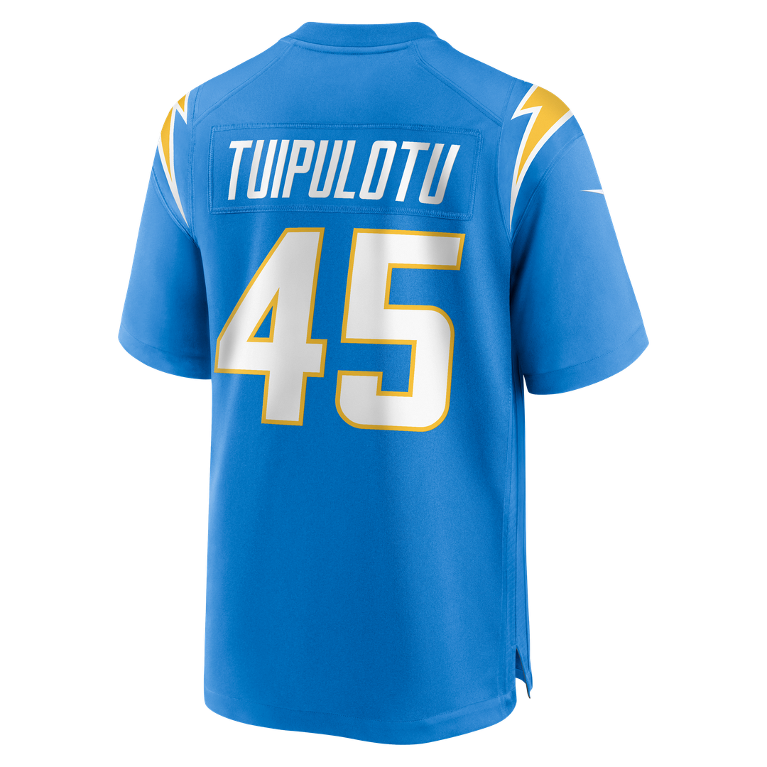 Men's Nike Los Angeles Chargers Tuli Tuipulotu Powder Blue Team Game NFL Jersey