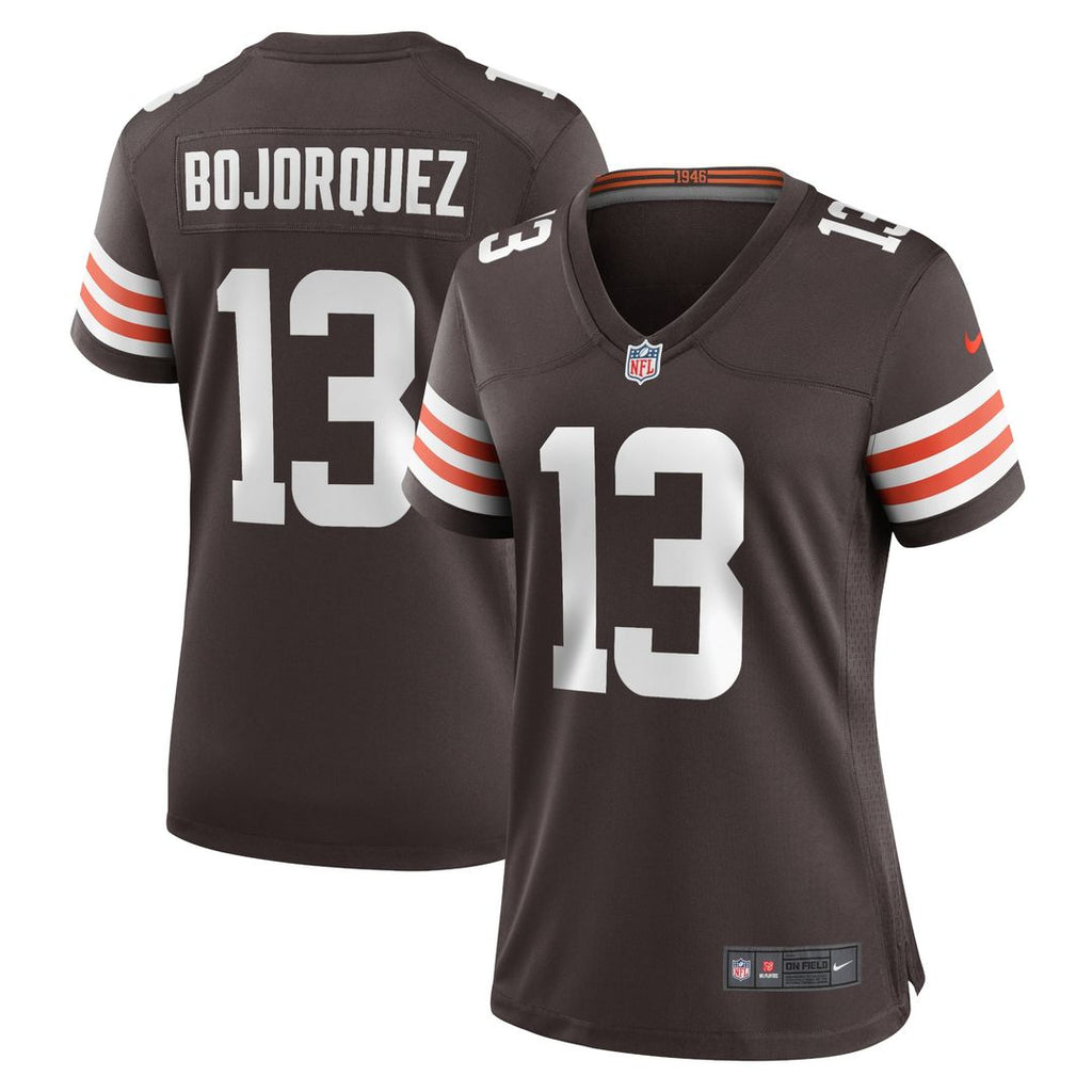 Women's Nike Cleveland Browns Corey Bojorquez Brown Game NFL Jersey