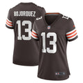Women's Nike Cleveland Browns Corey Bojorquez Brown Game NFL Jersey