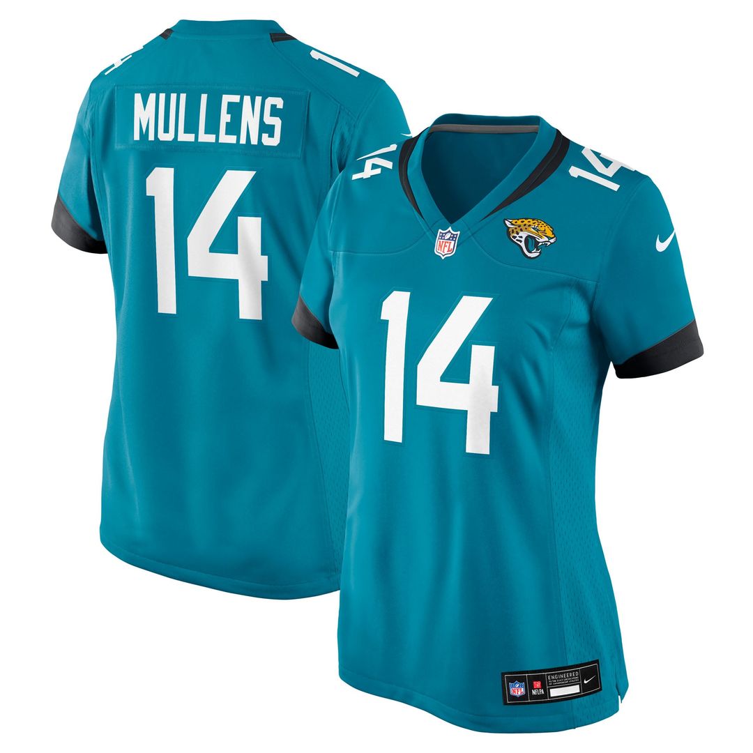 Women's Nike Jacksonville Jaguars Nick Mullens Teal Team Game NFL Jersey
