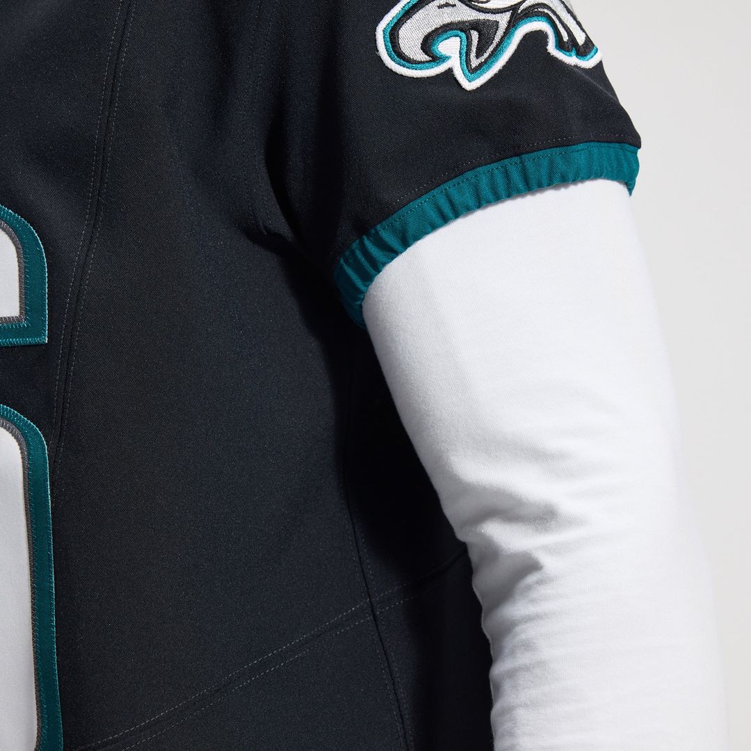 Men's Nike Philadelphia Eagles Saquon Barkley Black Alternate Vapor F.U.S.E. Elite NFL Jersey