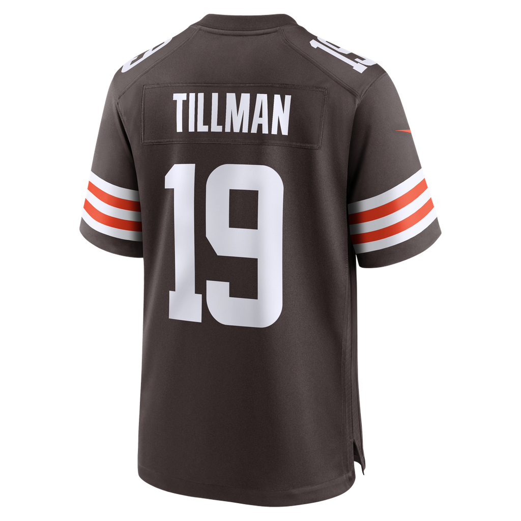 Men's Nike Cleveland Browns Cedric Tillman Brown Game NFL Jersey