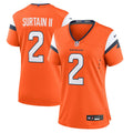 Women's Nike Denver Broncos Patrick Surtain II Orange Team Game NFL Jersey
