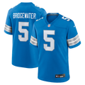 Men's Nike Detroit Lions Teddy Bridgewater Blue Team Game NFL Jersey