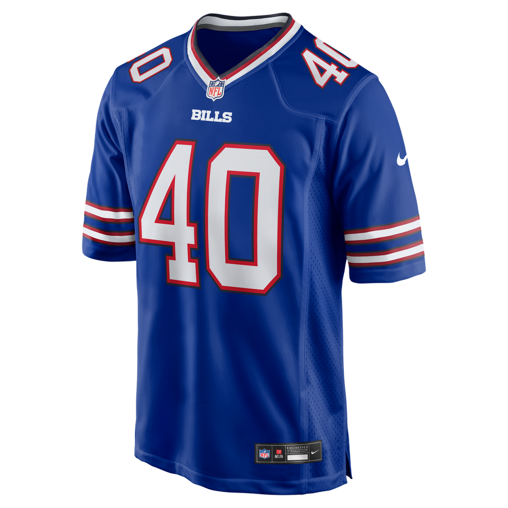 Men's Nike Buffalo Bills Matthew Wright Royal Team Game NFL Jersey