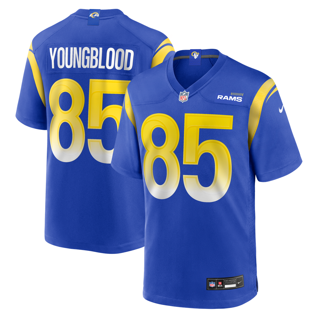 Men's Nike Los Angeles Rams Jack Youngblood Royal Game Retired Player NFL Jersey