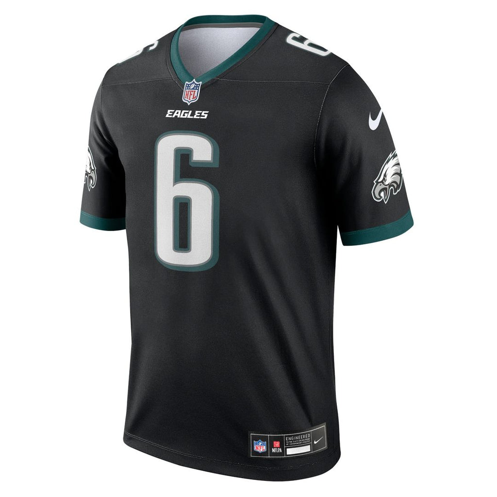 Men's Nike Philadelphia Eagles DeVonta Smith Kelly Green Legend Player NFL Performance Top