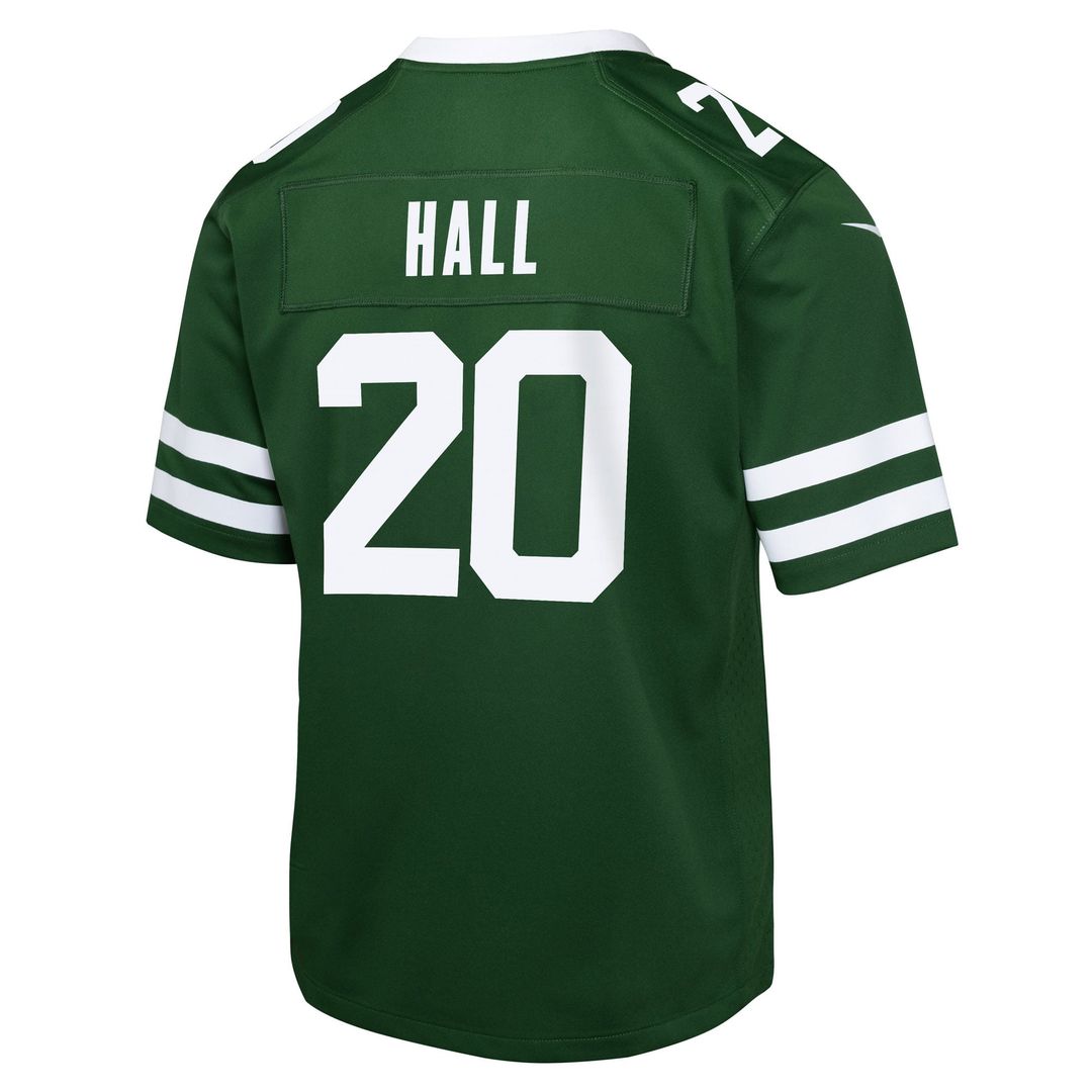 Youth Nike New York Jets Breece Hall Green Game NFL Jersey