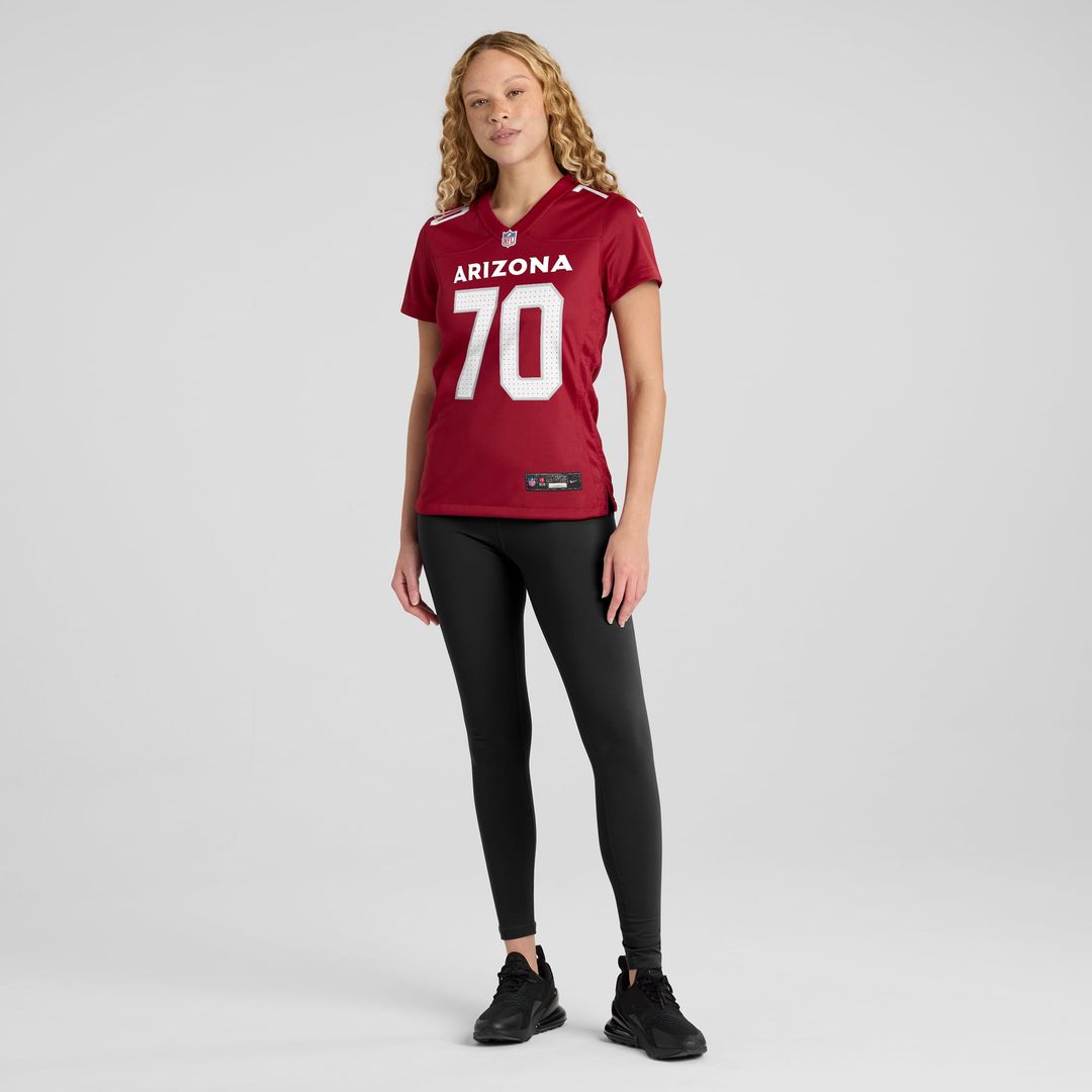 Women's Nike Arizona Cardinals Paris Johnson Jr. Cardinal Game NFL Jersey