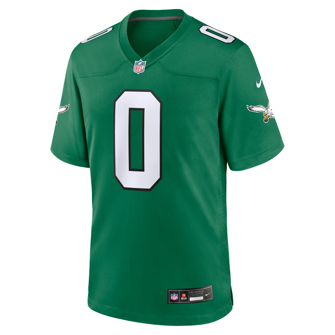 Men's Nike Philadelphia Eagles Marquise Brown Midnight Green Team Game NFL Jersey
