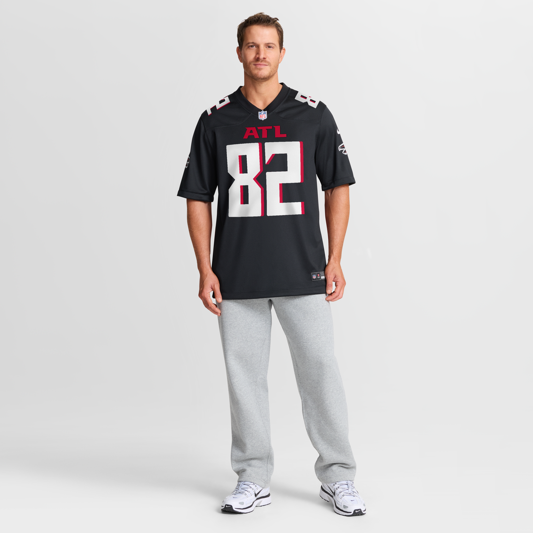 Men's Nike Atlanta Falcons Casey Washington Black Team Game NFL Jersey