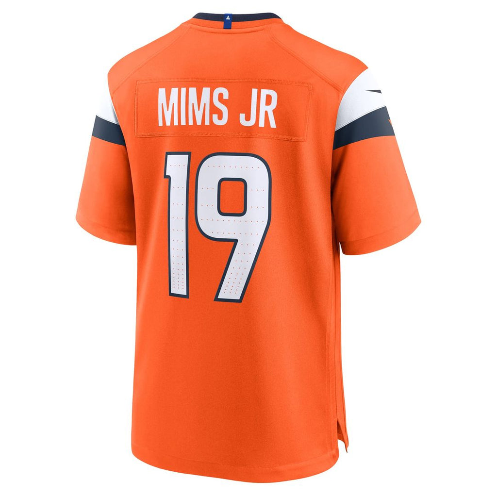 Men's Nike Denver Broncos Marvin Mims Jr Orange Team Game NFL Jersey