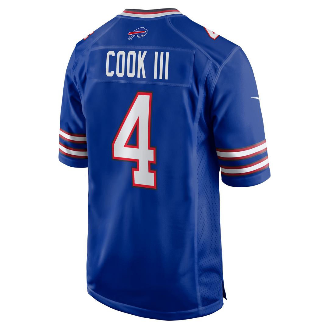 Men's Nike Buffalo Bills James Cook III Royal Team Game NFL Jersey