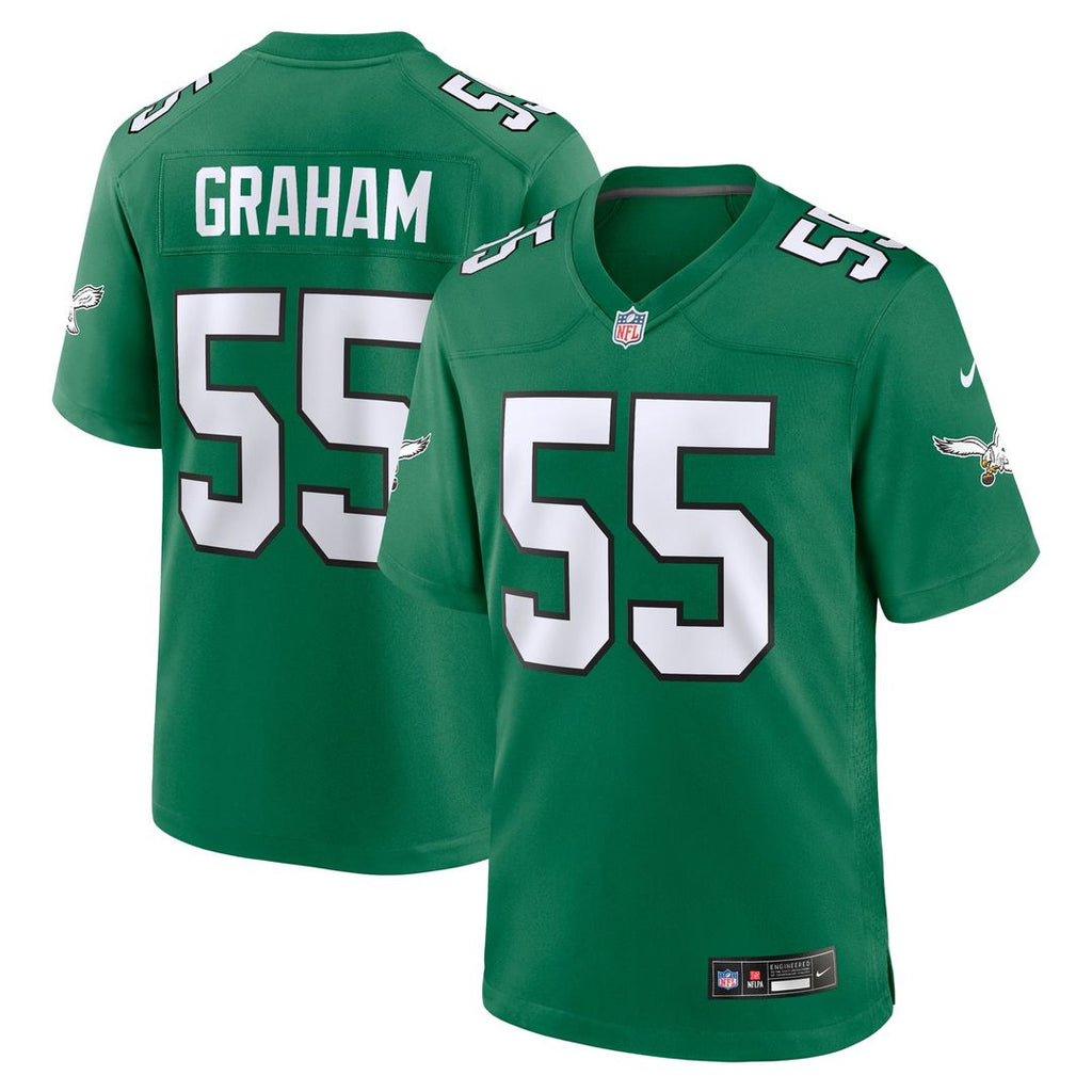 Men's Nike Philadelphia Eagles Brandon Graham Kelly Green Alternate Game NFL Jersey