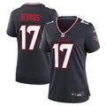 Women's Nike Houston Texans Braxton Berrios Navy Team Game NFL Jersey