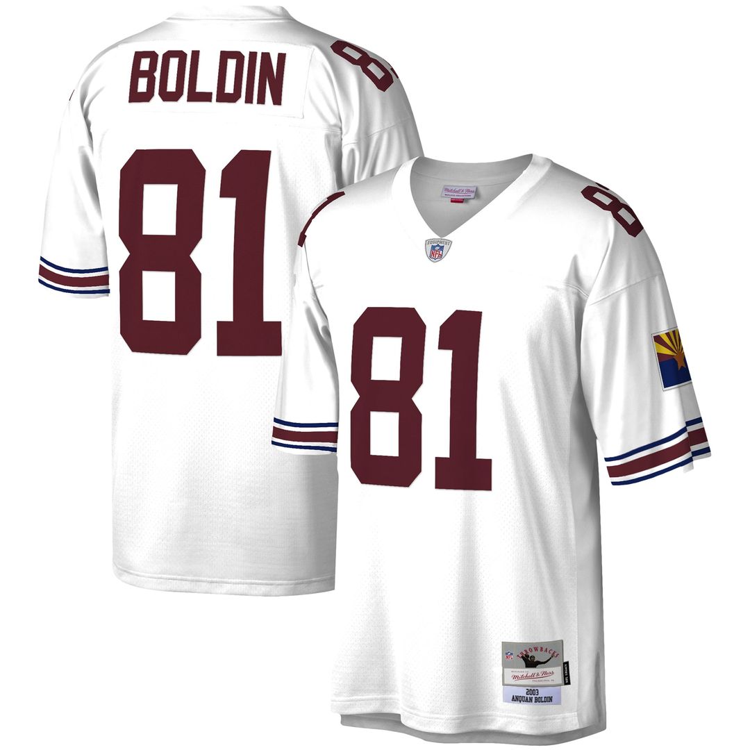 Men's Mitchell & Ness Arizona Cardinals Anquan Boldin Cardinal Legacy Replica NFL Jersey