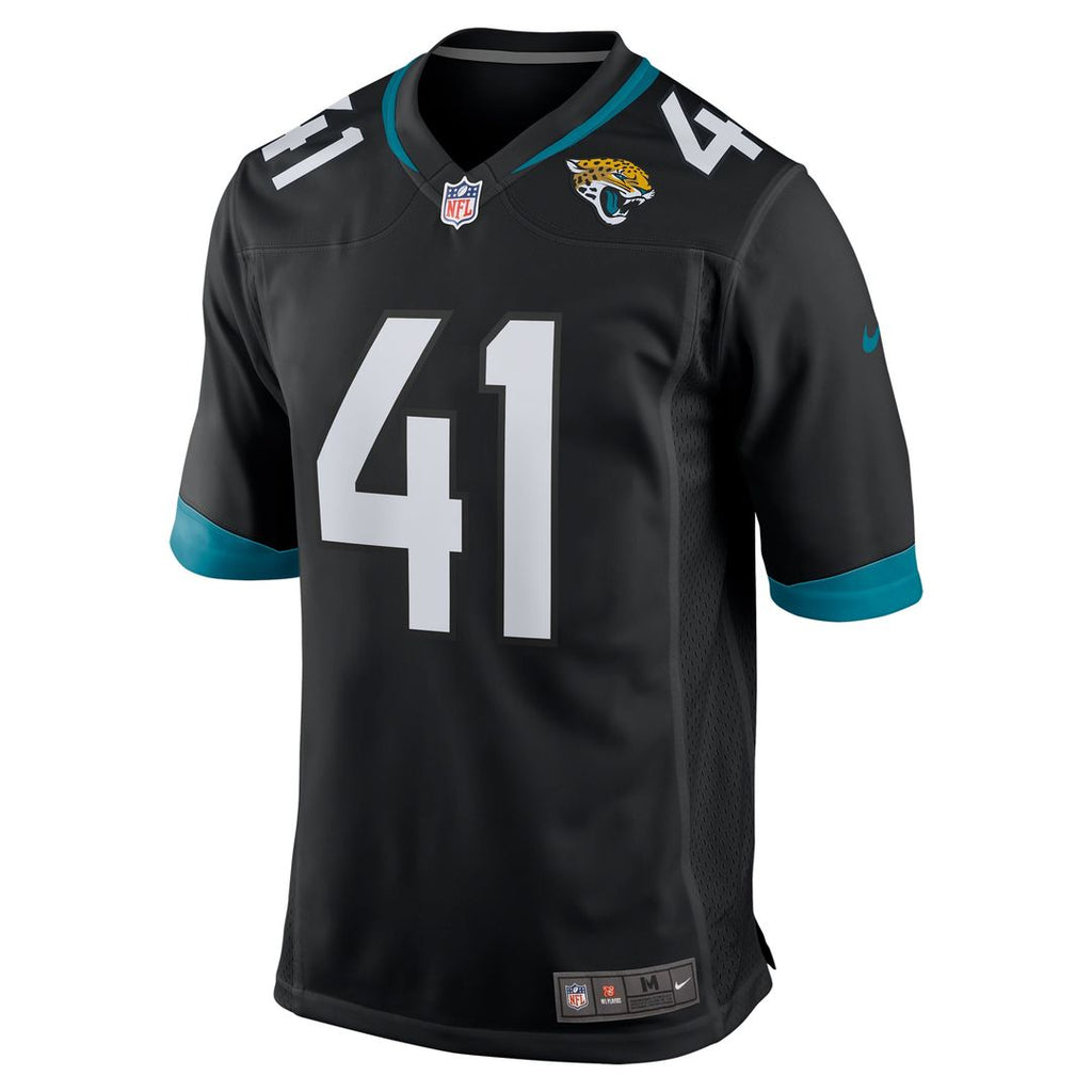 Men's Nike Jacksonville Jaguars Josh Hines-Allen Black Alternate Game NFL Jersey