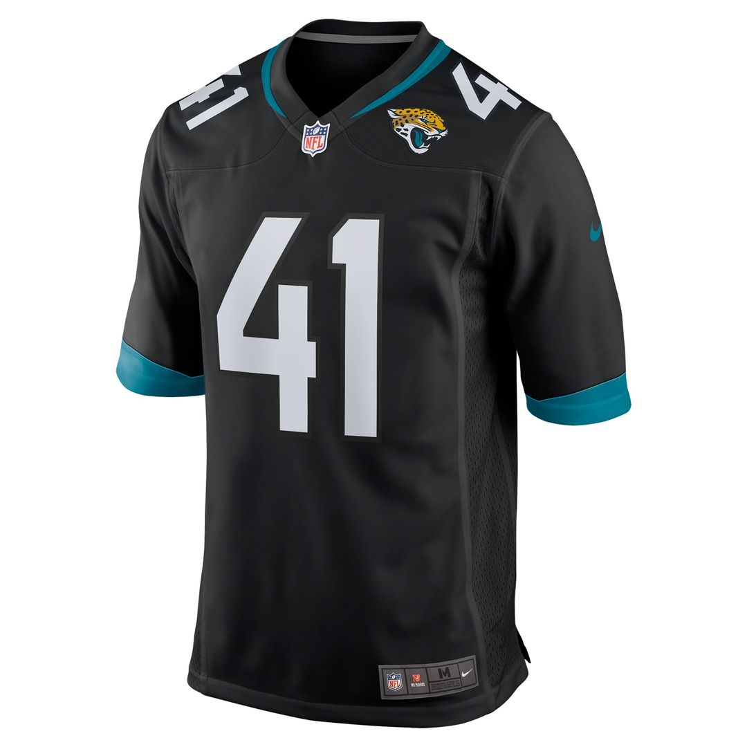 Men's Nike Jacksonville Jaguars Josh Hines-Allen Black Alternate Game NFL Jersey