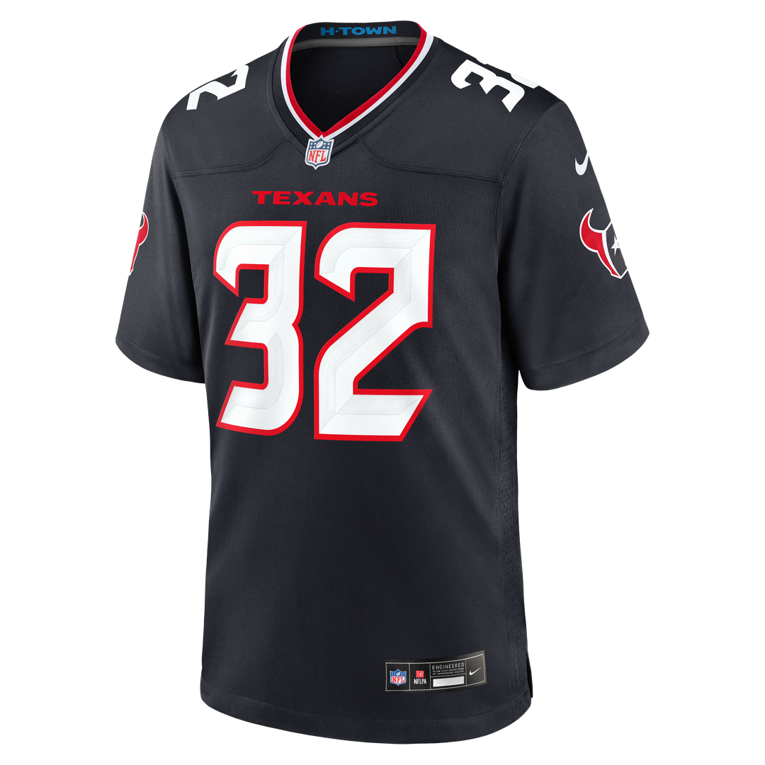 Men's Nike Houston Texans David Montgomery Navy Game NFL Jersey