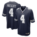 Men's Nike Dallas Cowboys Dak Prescott Navy Game Team NFL Jersey