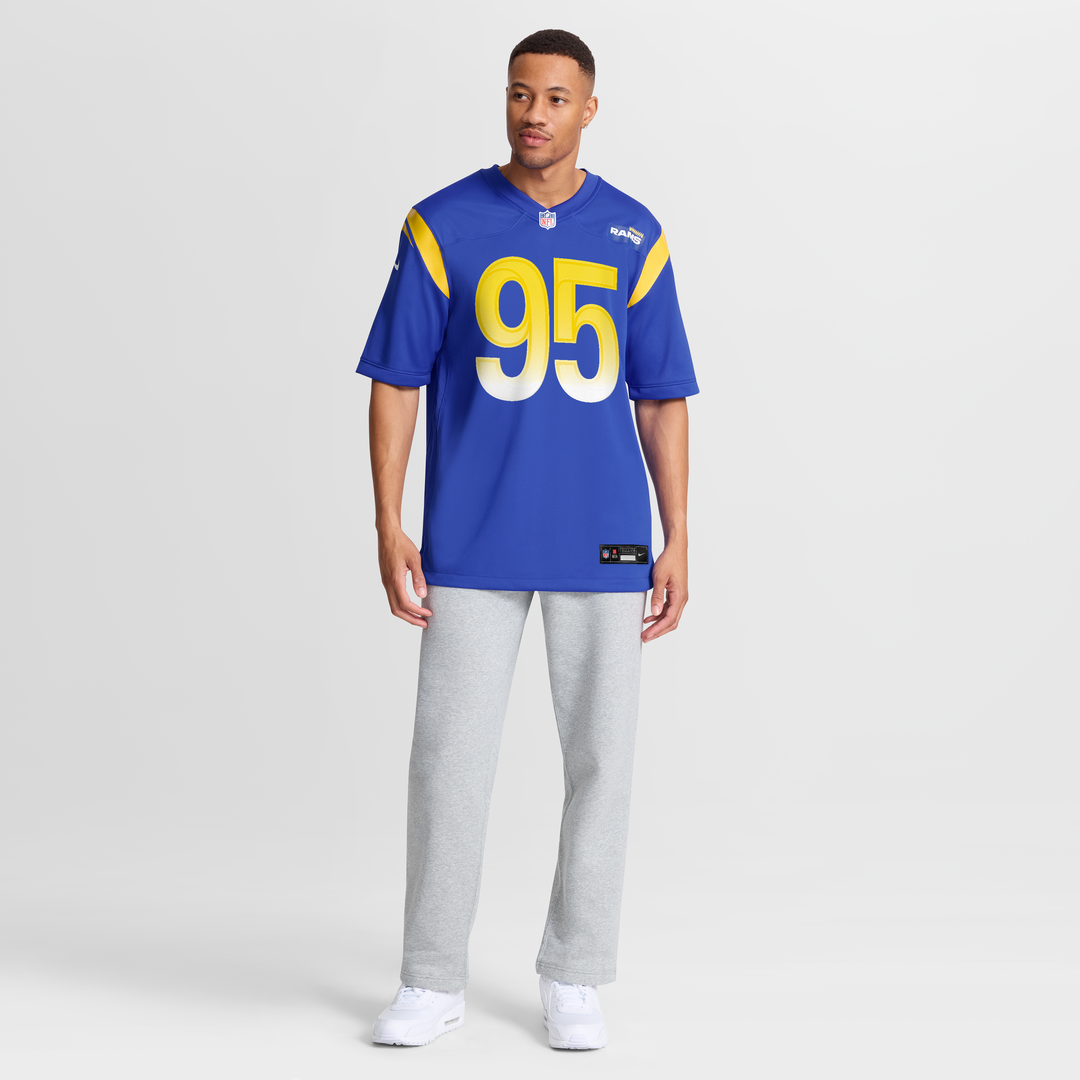 Men's Nike Los Angeles Rams Poona Ford Royal Team Game NFL Jersey